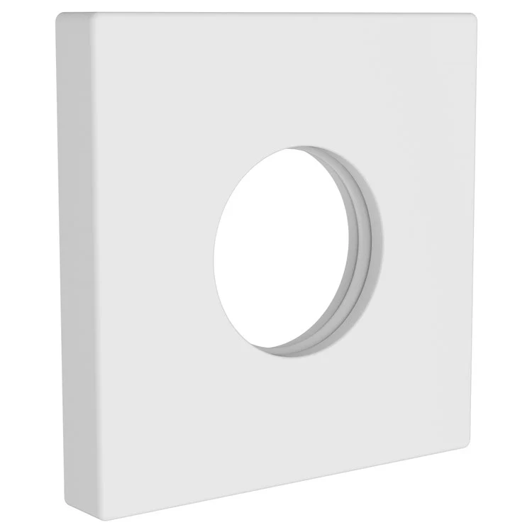 Shower Arm Flange Square Midnight Chrome 2-1/2 Inch Brass - Frankwebs
