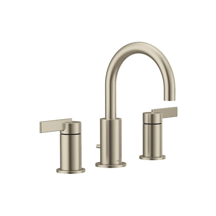 Lavatory Faucet Cia Widespread 8 to 16 Inch Spread 2 Lever ADA WaterSense Brushed Nickel 1.2 Gallons per Minute - Frankwebs