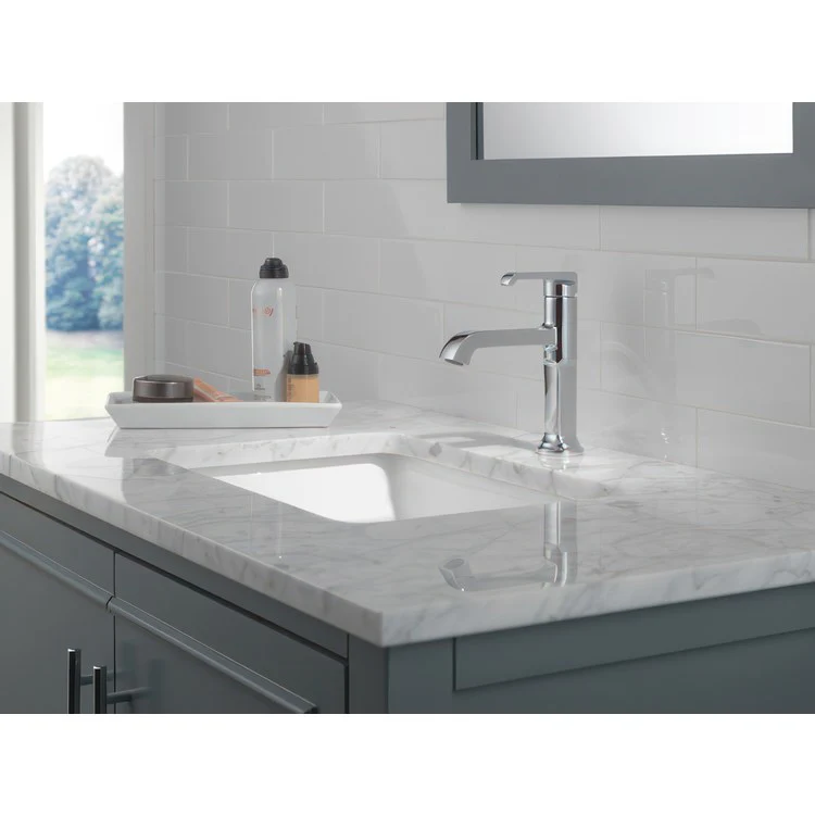Tetra Single Handle Bathroom Faucet with Pop-Up Drain and Lumicoat - Frankwebs