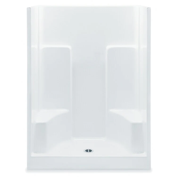 Shower Module 60 x 35 x 72 Inch Acrylic Biscuit 1 Pieces 2 Seats - Frankwebs