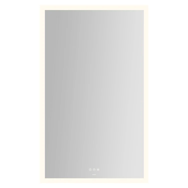 Bathroom Mirror Instinct with Perimeter Lighting Rectangular 30 x 48 Inch Wall Mount - Frankwebs