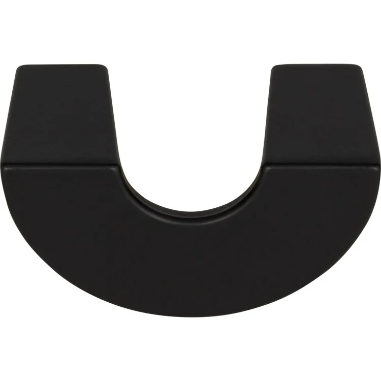 Knob Atlas Roundabout Matte Black Zinc Alloy 1-1/4 Inch - Frankwebs
