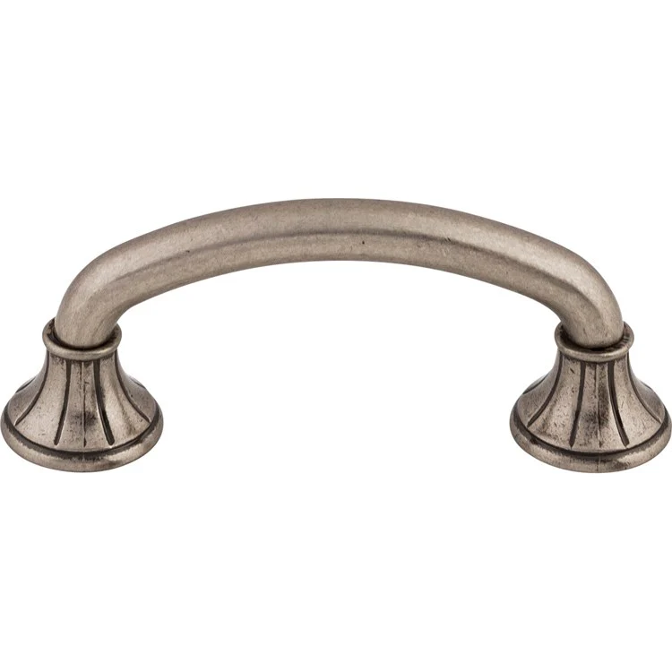 Pull Edwardian Lund D Handle Polished Nickel Zinc Alloy 3 Inch 4x1x1-1/2 Inch - Frankwebs