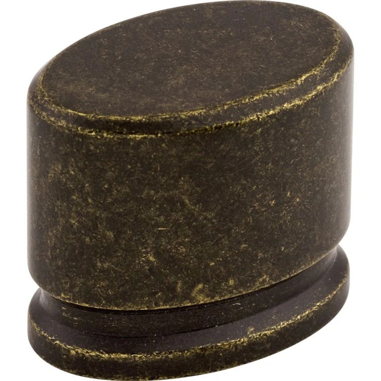Knob Sanctuary Oval German Bronze Zinc Alloy 1-3/8 Inch - Frankwebs