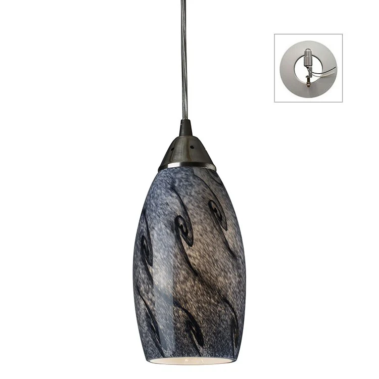 Galaxy Single-Light Pendant with Recessed Light Kit - Frankwebs