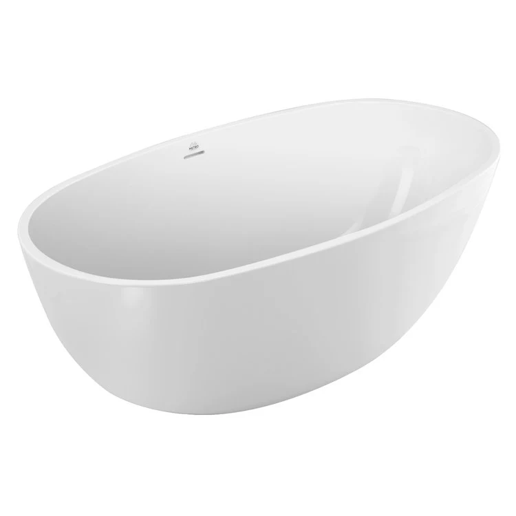 Soaking Tub Metro Collection Alamo 70 x 34 Inch Freestanding Tub Only Center White Hydroluxe SS - Frankwebs