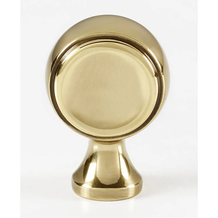 Knob Royale Round Satin Nickel Brass 7/8 Inch 1-1/8 Inch 1/2 Inch - Frankwebs