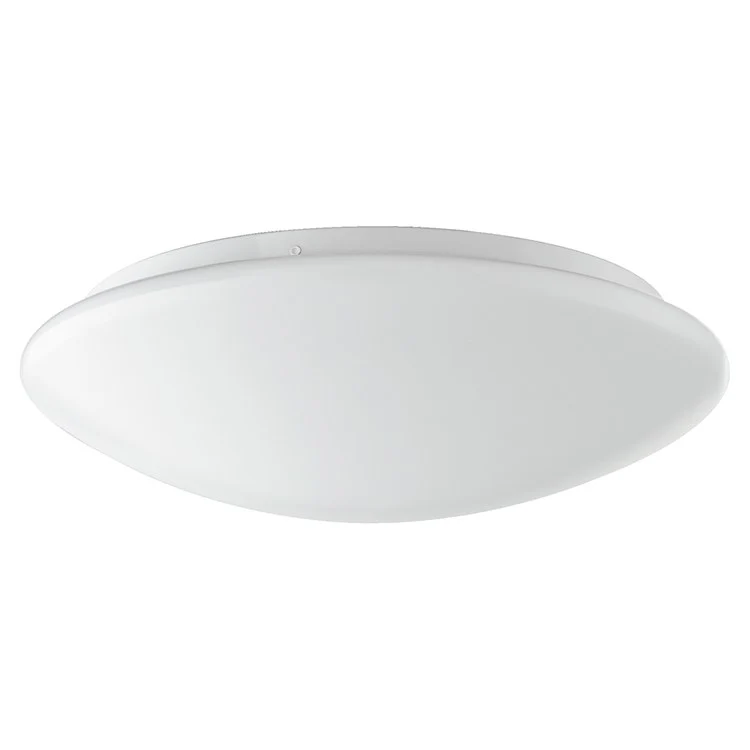 23-Watt Single-Light LED Round Flush Mount Ceiling Fixture - Frankwebs