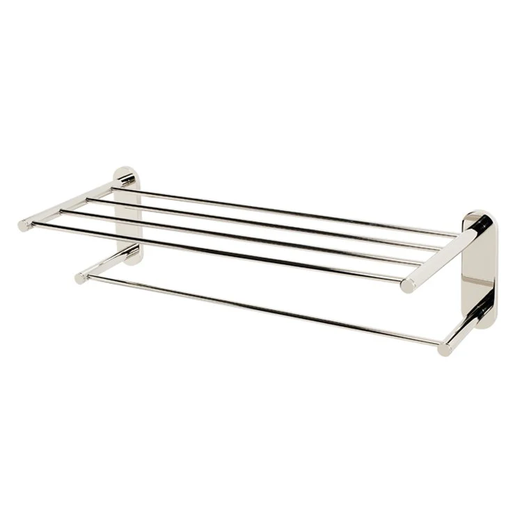 Towel Rack Contemporary I Bath Bronze 24 Inch Brass 9-3/4 Inch Concealed Wall Mount - Frankwebs