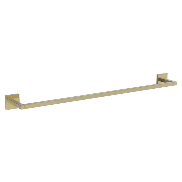 Towel Bar Cube 2 24 Inch Square Plate Flat Black Brass 3-1/4 Inch - Frankwebs