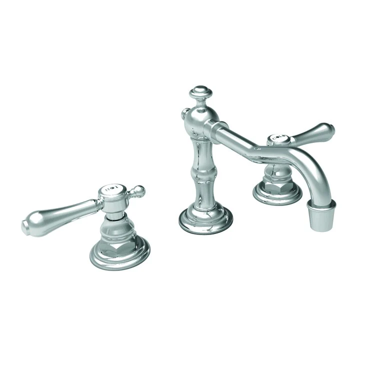 Lavatory Faucet Chesterfield Widespread 8 to 20 Inch Spread 2 Lever ADA Satin Brass PVD 1.2 Gallons per Minute Brass Spout Height 3-5/16 Inch - Frankwebs