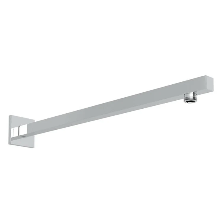 Shower Arm with Square Escutcheon Tuscan Brass 18 Inch 1/2 Inch Male Inlet 1/2 Inch Male Outlet Brass Wall Mount - Frankwebs