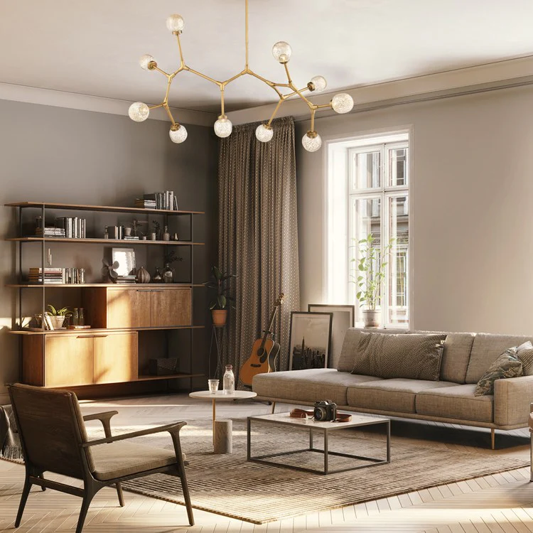 Catalyst Ten-Light LED Vertical Chandelier 3000K - Frankwebs