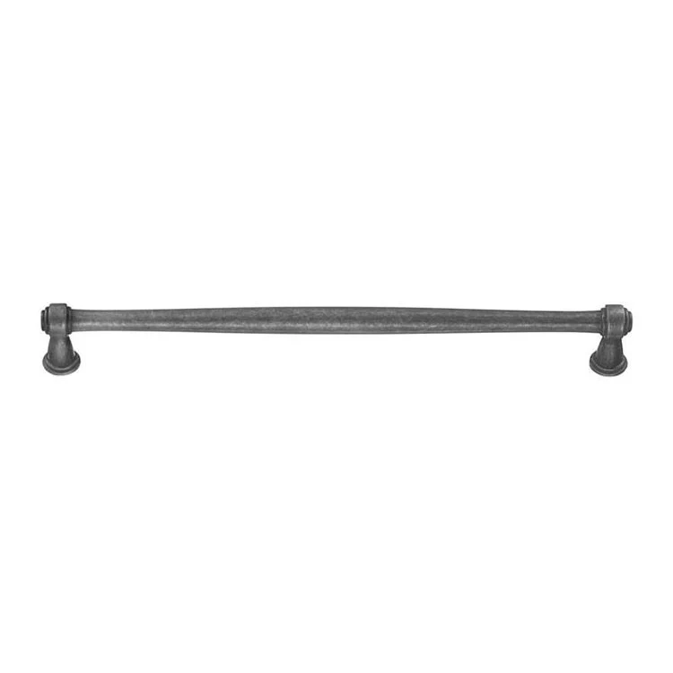 Pull Handle Pewter Zinc 10 Inch Center to Center 10-1/2 x 1/4 x 1/2 Inch - Frankwebs