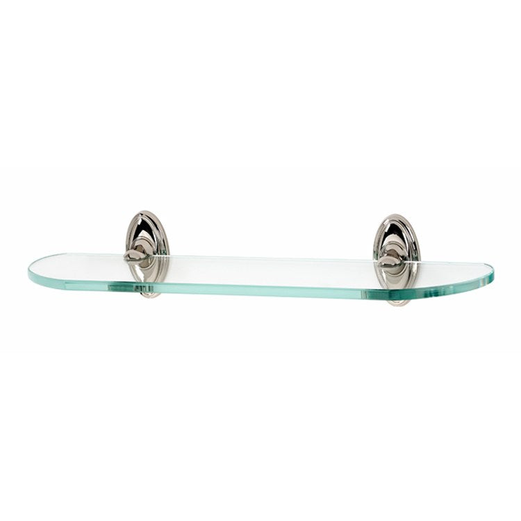 Shelf Classic Traditional Bath with Brackets Antique English Matte 18 Inch Brass/Glass - Frankwebs