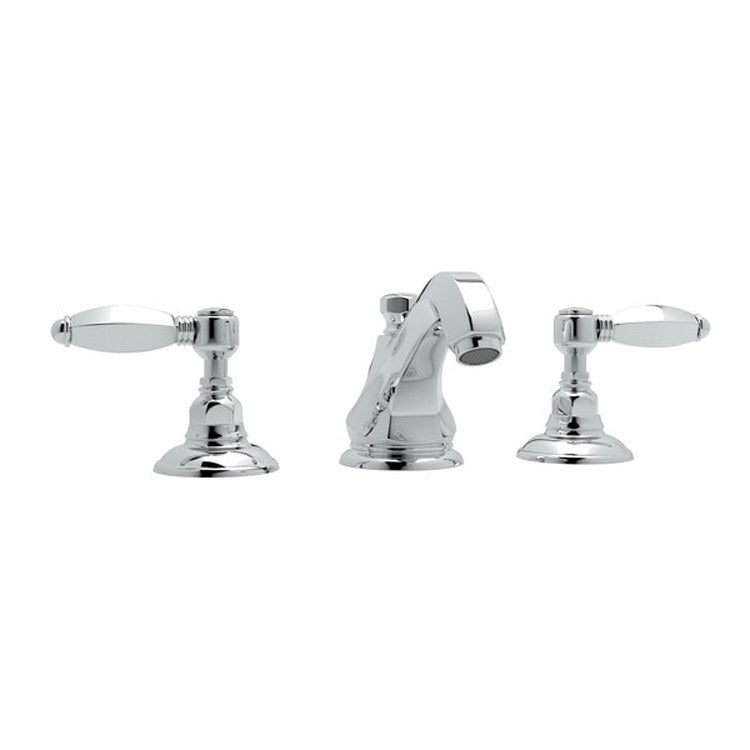 Lavatory Faucet Palladian Widespread 2 Hex Metal Lever Tuscan Brass 1.2 Gallons per Minute - Frankwebs