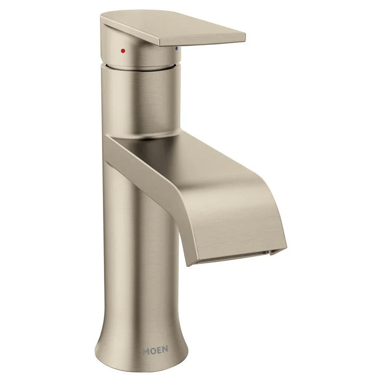 Genta Single Handle High-Arc Bathroom Faucet with Drain - Frankwebs