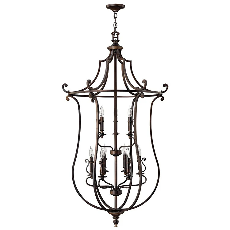 Plymouth Nine-Light Two-Tier Foyer Pendant - Frankwebs