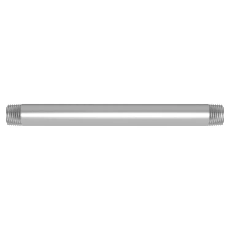 Shower Arm Polished Brass Uncoated Living 8 Inch 1/2