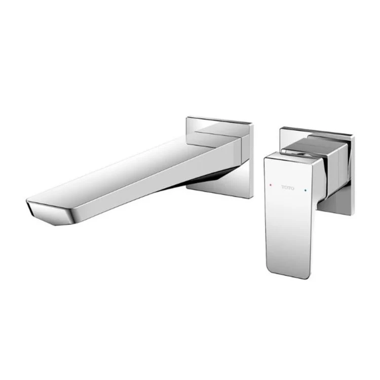 Lavatory Faucet GE Wall Mount Long 1 Lever ADA CALGreen/WaterSense Brushed Nickel 1.2 Gallons per Minute - Frankwebs