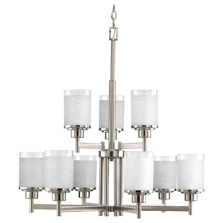 Alexa Nine-Light, Two-Tier Chandelier - Frankwebs