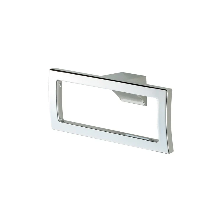 Towel Ring G 7-7/8 Inch Square Brushed Nickel Metal 1-7/8 Inch - Frankwebs
