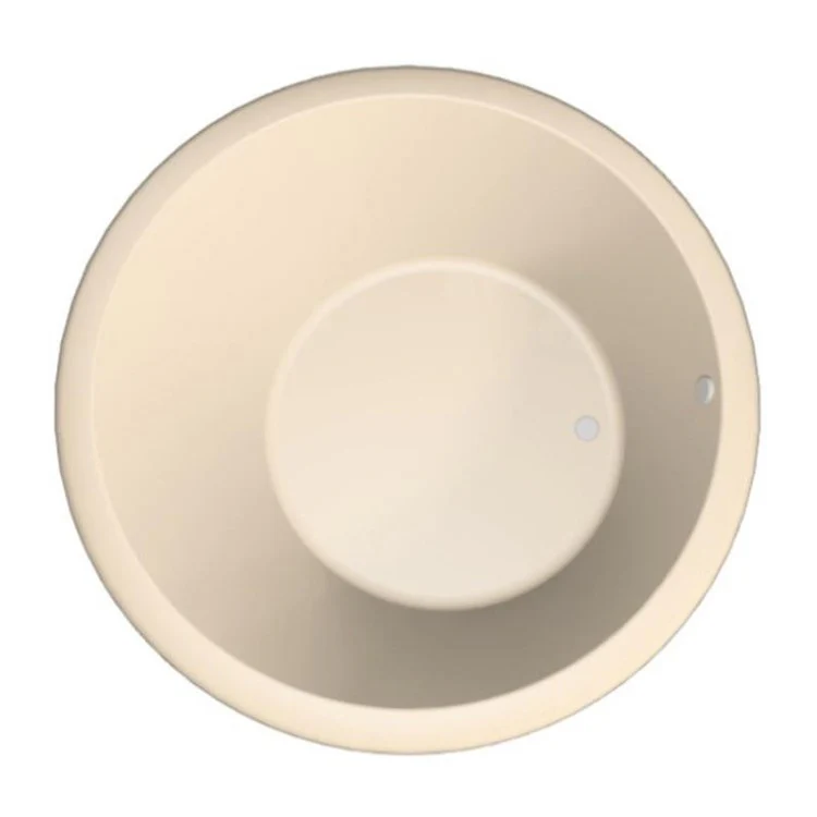 Combination Tub Designer Collection Redondo 69 x 69 x 19 Inch Drop-In End Drain Biscuit Circular - Frankwebs