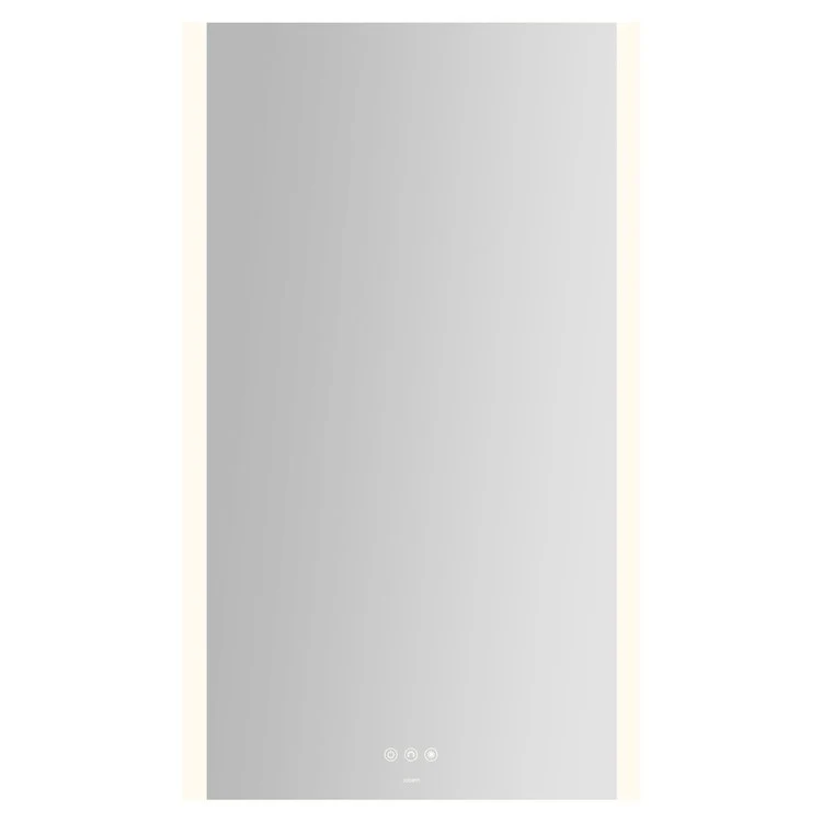 Bathroom Mirror Instinct with Vertical Edge Lighting Rectangular 24 x 40 Inch Wall Mount - Frankwebs