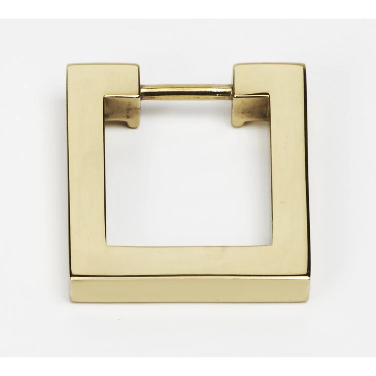 Ring Flat Square Satin Brass 1-1/2 Inch Brass - Frankwebs