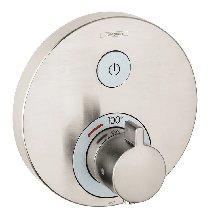 ShowerSelect E Round Thermostatic Single-Function Shower Trim - Frankwebs