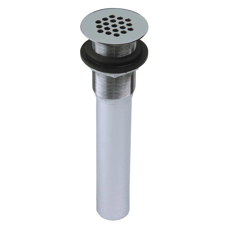 Grid Drain 9 x 6 x 10 Inch Polished Chrome Brass - Frankwebs