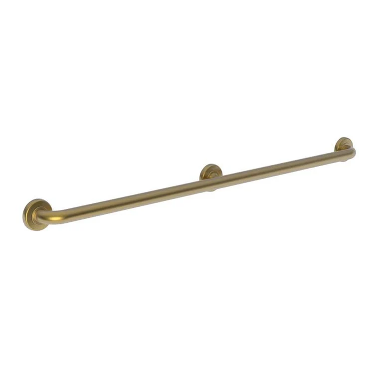 Grab Bar East Linear 42 Inch 3 Post Round Plate Antique Copper ADA Wall Mount Brass - Frankwebs