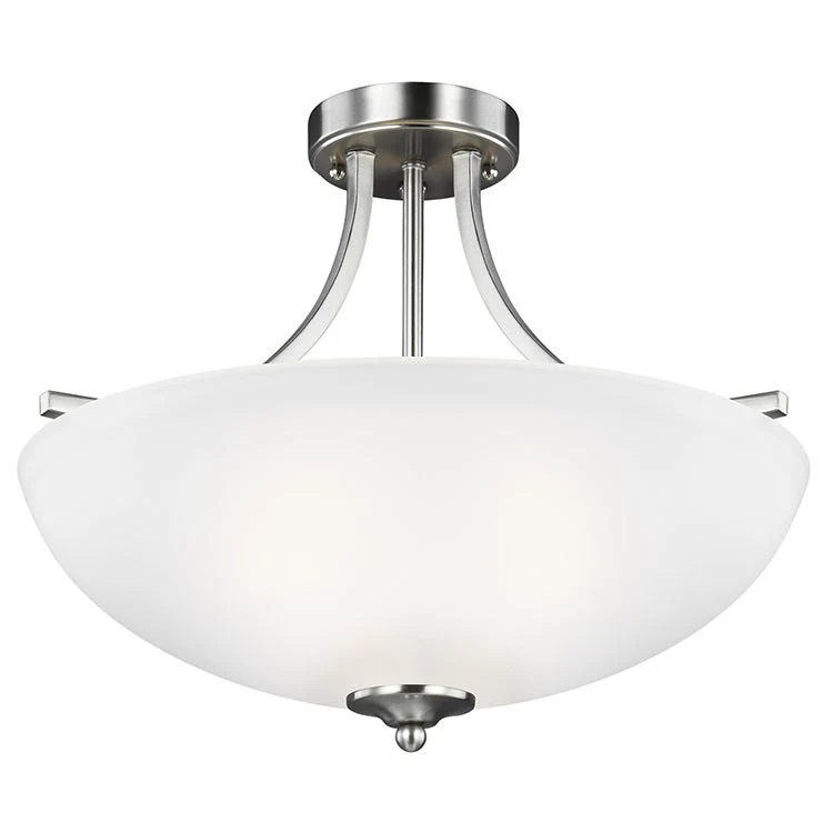 Geary Two-Light LED Medium Convertible Semi-Flush Mount Ceiling Fixture/Pendant - Frankwebs