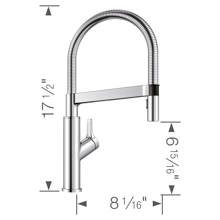Kitchen Faucet Solenta Senso Semi-Pro 1 Lever CALGreen Polished Chrome 1.5 Gallons per Minute - Frankwebs