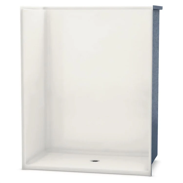 Shower Module 63 x 37 x 75-1/2 Inch AcrylX White 1 Pieces Less Seat - Frankwebs
