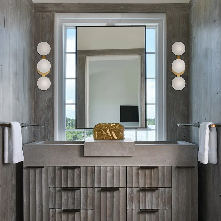 Baird Three-Light Bathroom Vanity Fixture - Frankwebs