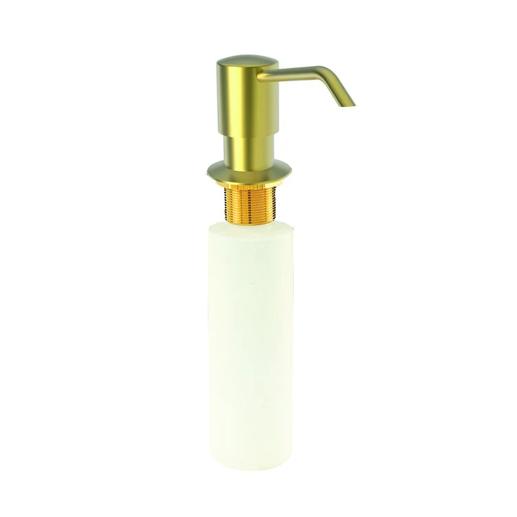 Soap Dispenser East Linear Polished Brass Uncoated Living Deck Plastic Brass Pump Spout 8 Ounce Length 3-5/8 Inch - Frankwebs