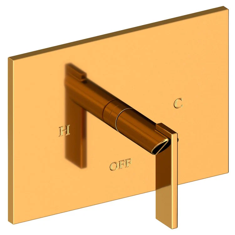 Pressure Balance Valve Trim Metro Rectangle 1 Lever Antique Nickel ADA Depth 3-1/2 Inch - Frankwebs