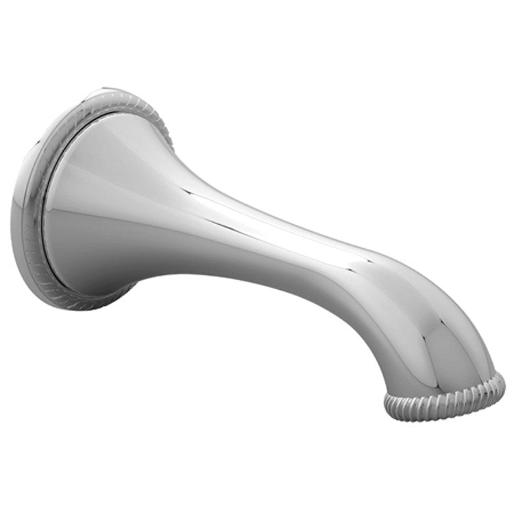 Tub Spout Amisa Less Diverter Polished Chrome 6-2/7 Inch Brass - Frankwebs