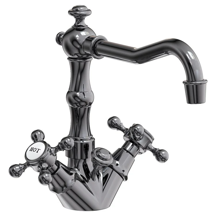 Lavatory Faucet Chesterfield 2 Cross ADA Antique Brass 1.2 Gallons per Minute Brass Spout Height 5-1/4 Inch - Frankwebs