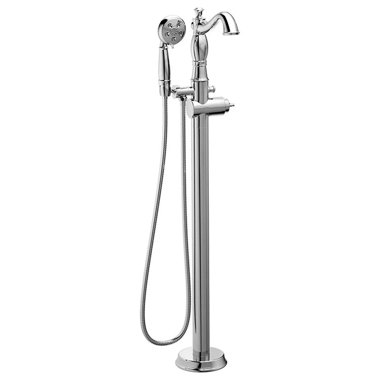 Traditional Single Handle Floor Mount Tub Filler without Handle - Frankwebs