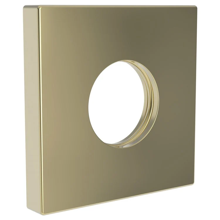 Shower Arm Flange Square Midnight Chrome 2-1/2 Inch Brass - Frankwebs