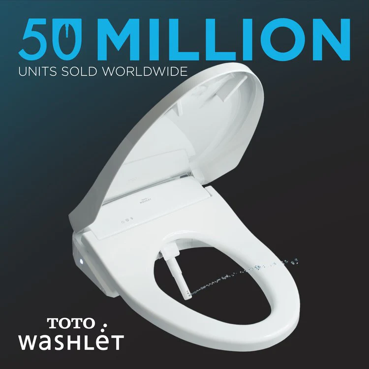 Washlet S500E Elongated Closed Front Heated Bidet Seat with EWATER+ - Frankwebs