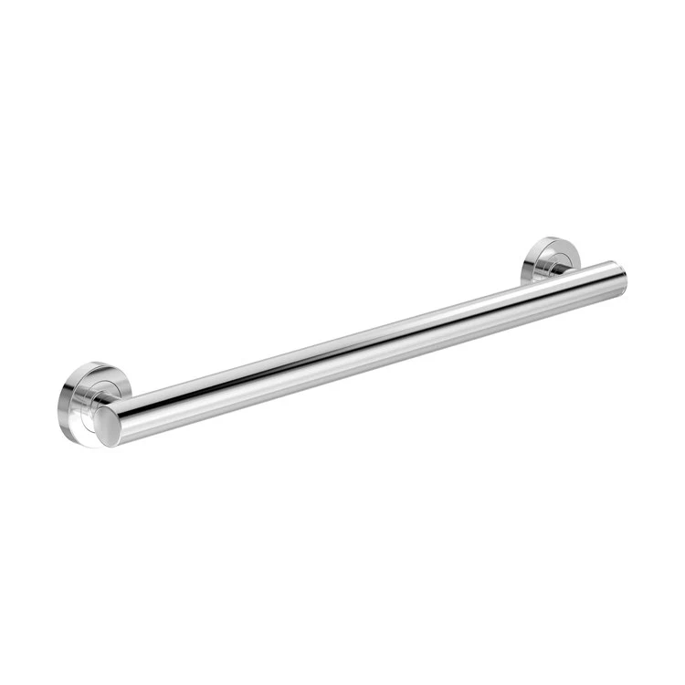 Grab Bar Dia 24 Inch Single Satin Nickel ADA Wall Mount Stainless Steel - Frankwebs