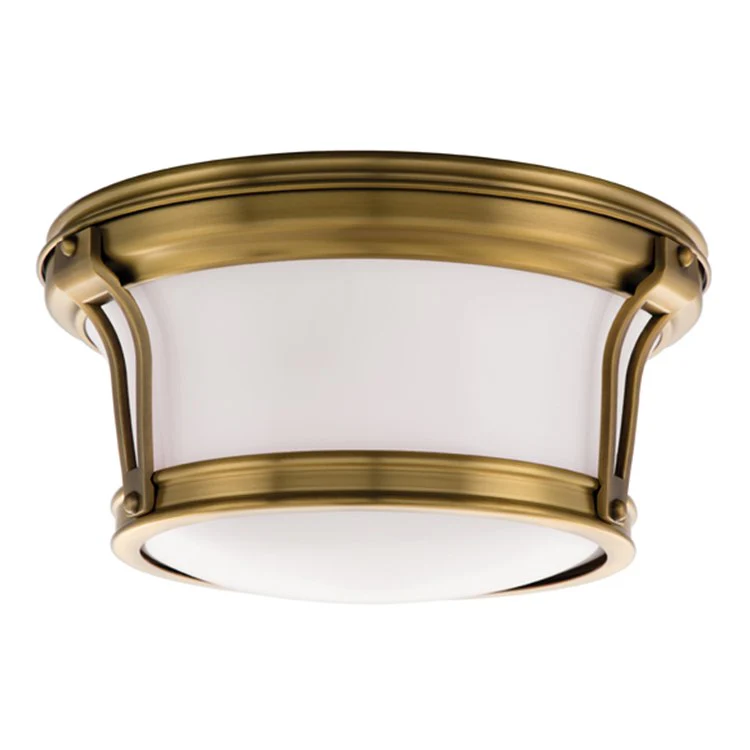 Newport Two-Light Flush Mount Ceiling Fixture - Frankwebs