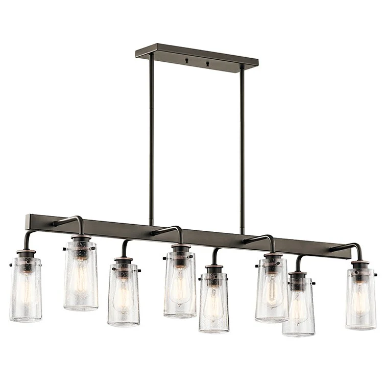 Braelyn Eight-Light Linear Chandelier - Frankwebs