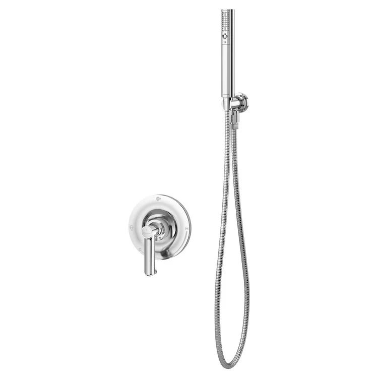 Handshower Trim Museo Round 1 Lever Polished Chrome 2 Function 1.5 Gallons per Minute - Frankwebs