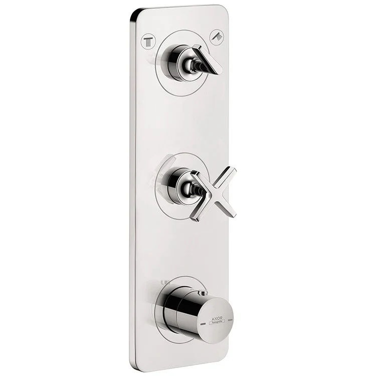 AXOR Citterio E Thermostatic Two-Function Trim with Volume Control/Diverter - Frankwebs