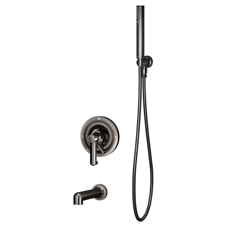 Tub Trim Museo with Handshower 2 Lever Polished Chrome 1.5GPM - Frankwebs
