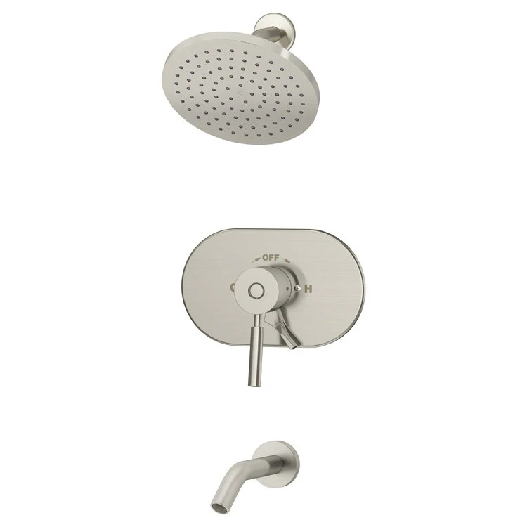 Tub and Shower Trim Sereno Oval 2 Lever Polished Chrome ADA 1.5 Gallons per Minute - Frankwebs